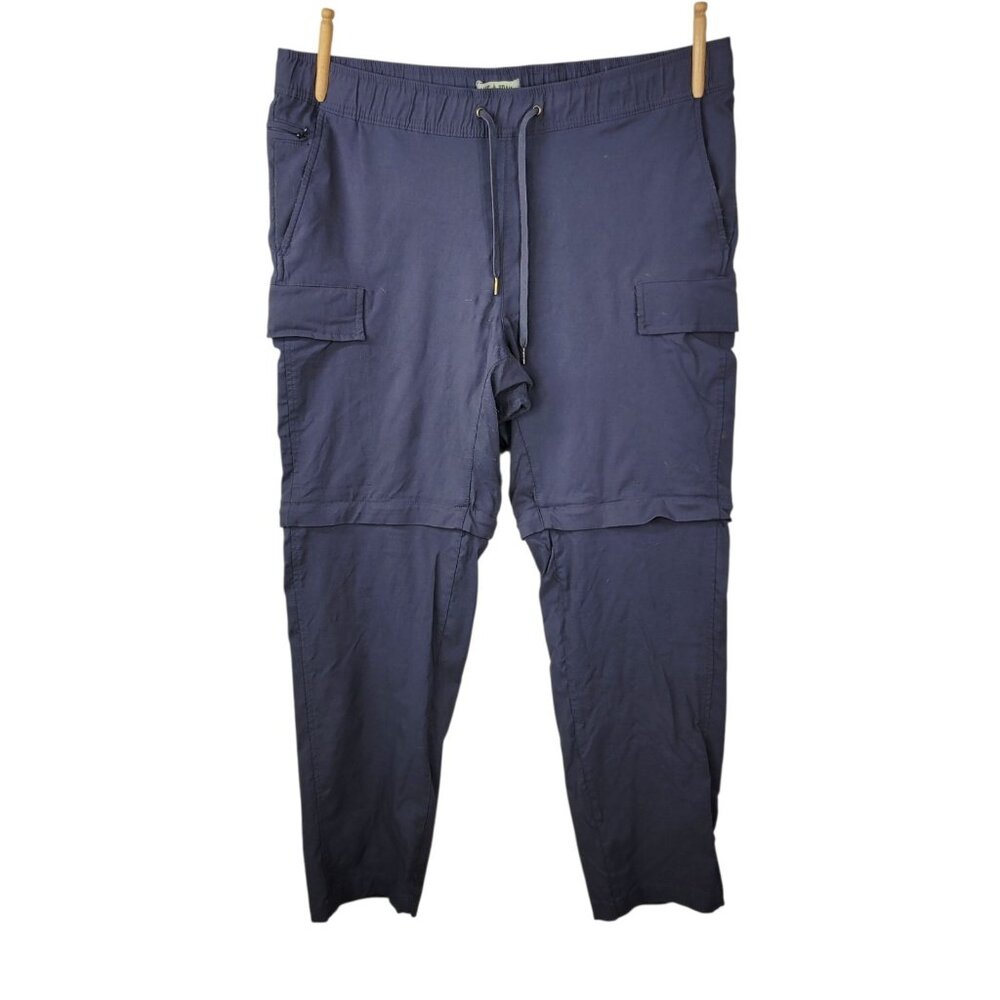 Lake & Trail Womens Outdoor Cargo Pants XL Convertable Drawstring Hiking Shorts